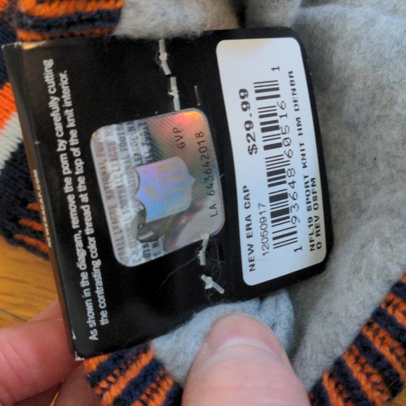 New Era Denver Broncos Knit Beanie, OSFM - Picture 4 of 6